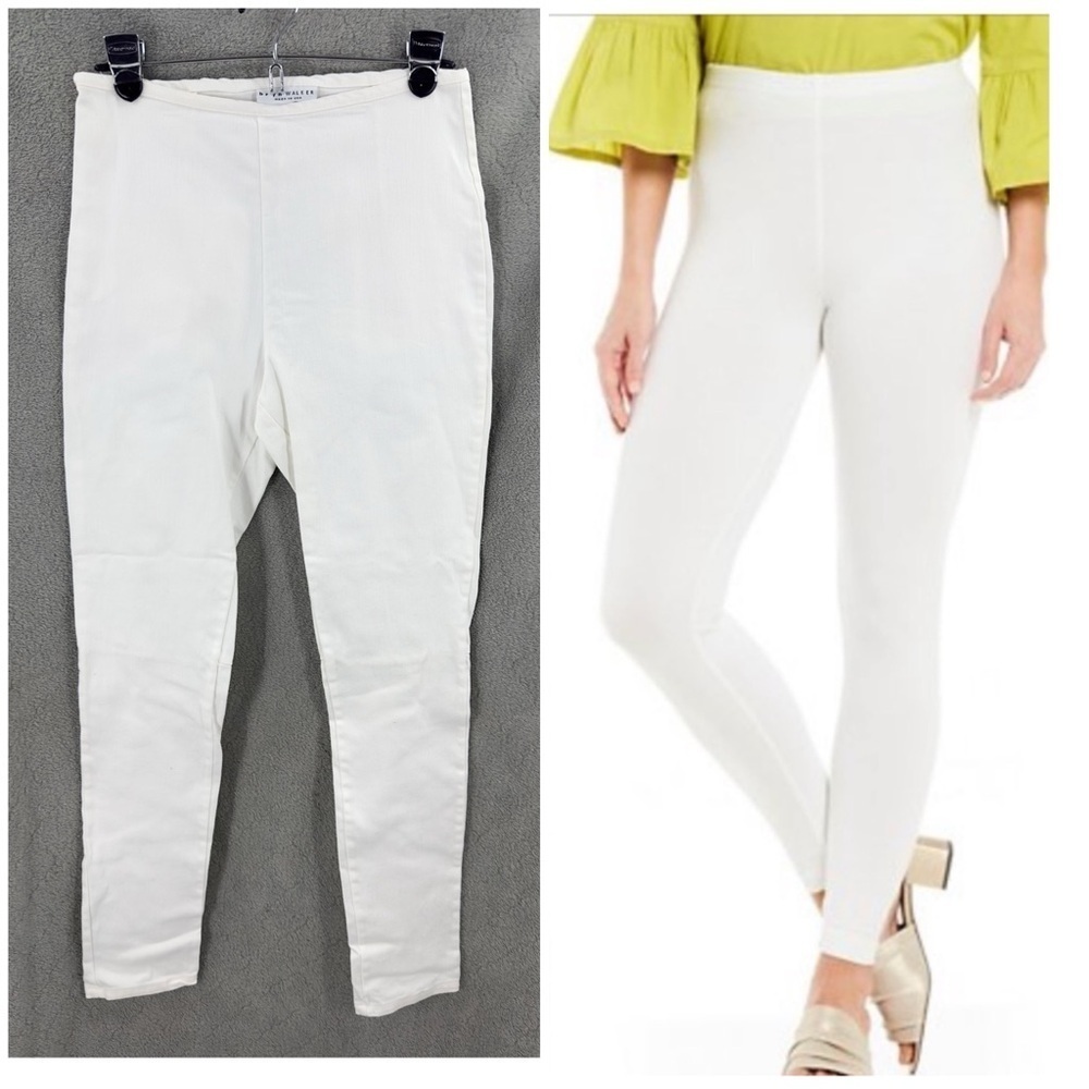 Bryn Walker Pants Womens XS High Rise Side Zip Stretch Beach Coastal Capsule